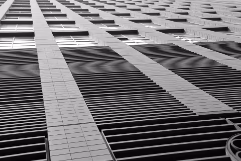The modern bulding